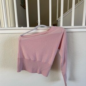 Anthropologie Cashmere One Shoulder Sweater